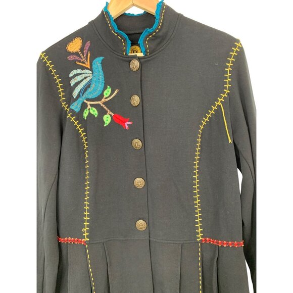 Double D Ranch XS/S Black Stretch Knit Blazer RH10469 GUC Western Couture - Picture 7 of 11